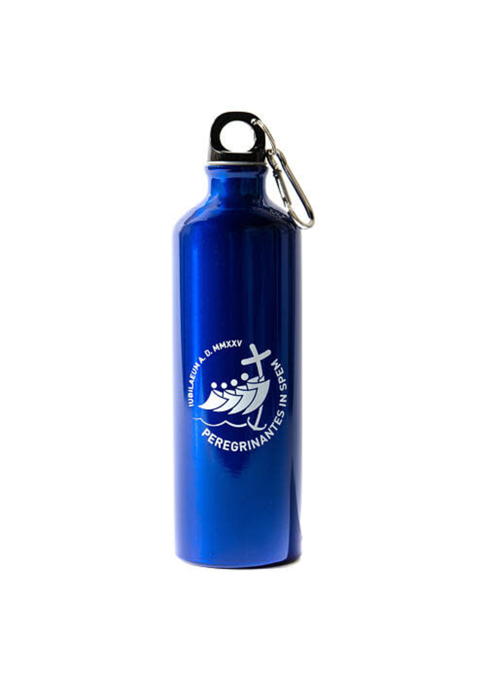BLUE ALUMINUM WATER BOTTLE JUBILEE 2025 San Pedro Spiritual