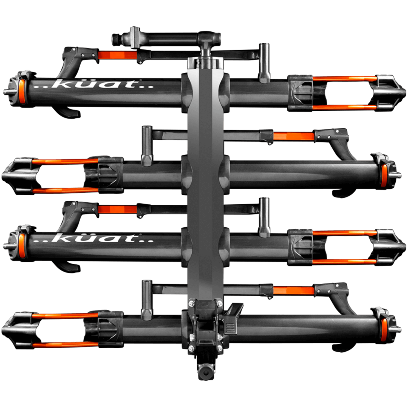 Kuat Kuat NV Add-On 2.0 - 2" - +2-Bike Rack - Gray Metallic and Orange Anodize