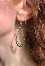 Art By Any Means Woven Pyrite Drop Earrings