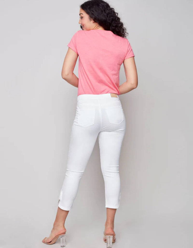 Charlie B Pull-On Bow Jeans