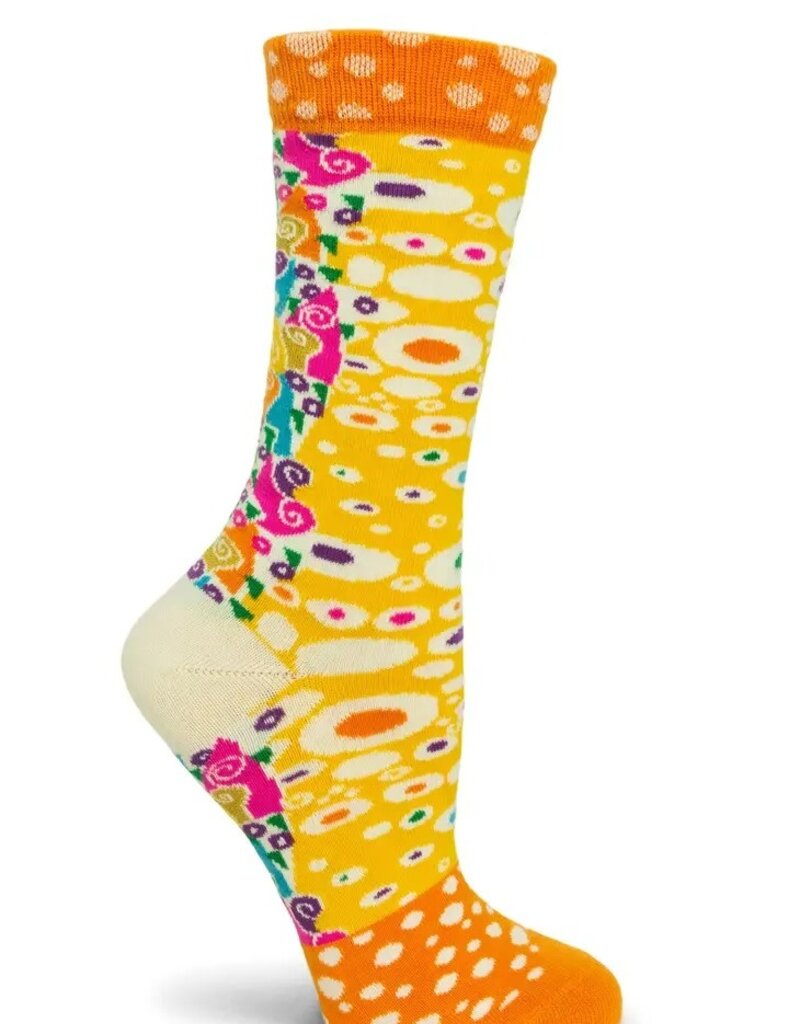 Ozone Foliate Yellow Socks