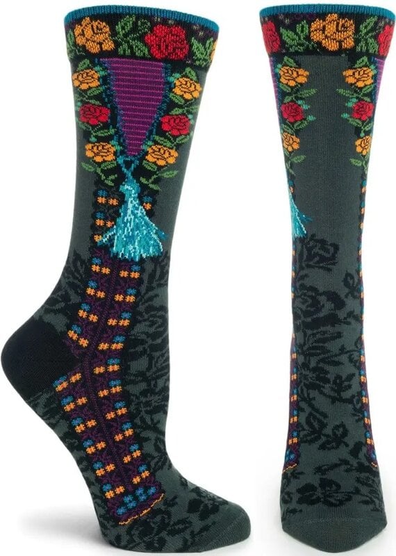 Ozone Floral Crew Socks