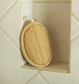 Bamboo Switch Set of 3 Large Oval Exfoliating Loofah
