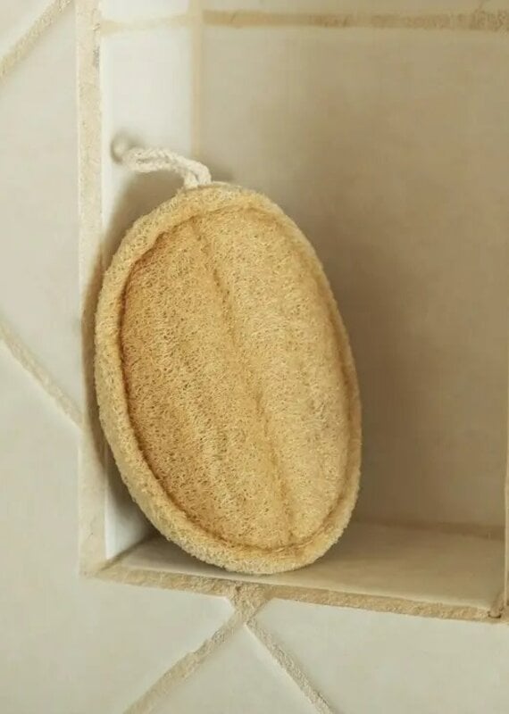 Bamboo Switch Set of 3 Large Oval Exfoliating Loofah