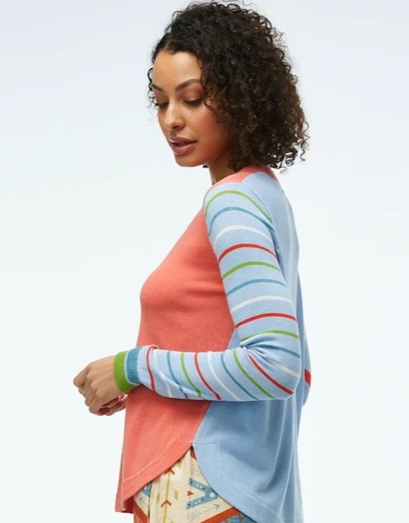 Zaket & Plover Striped Sleeve Sweater