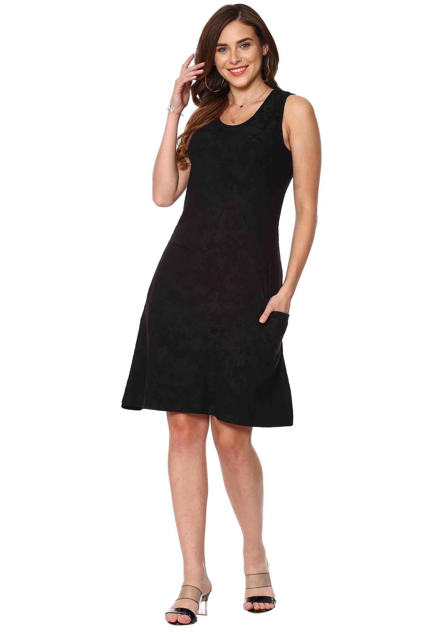 Parsley & Sage Maria Sleeveless Dress Coyote Moon