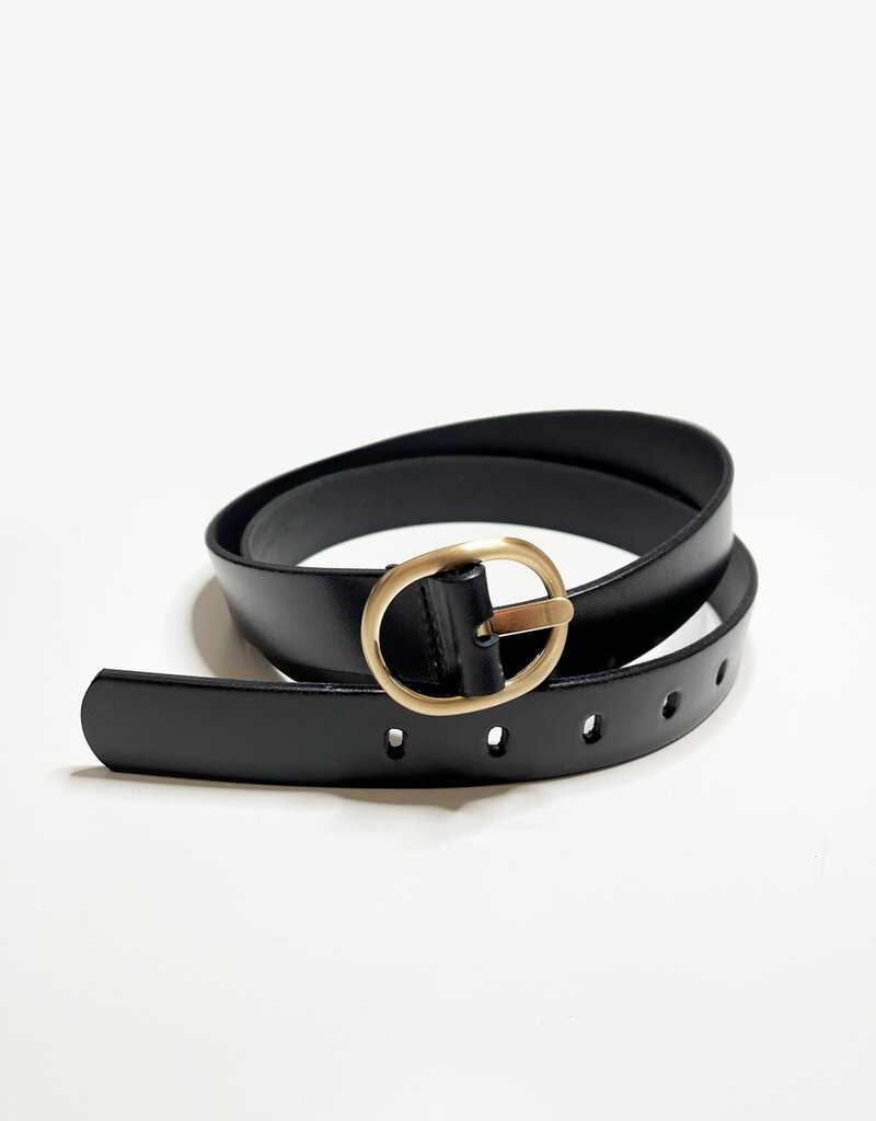 Medike Landes Oval Buckle Leather Belt