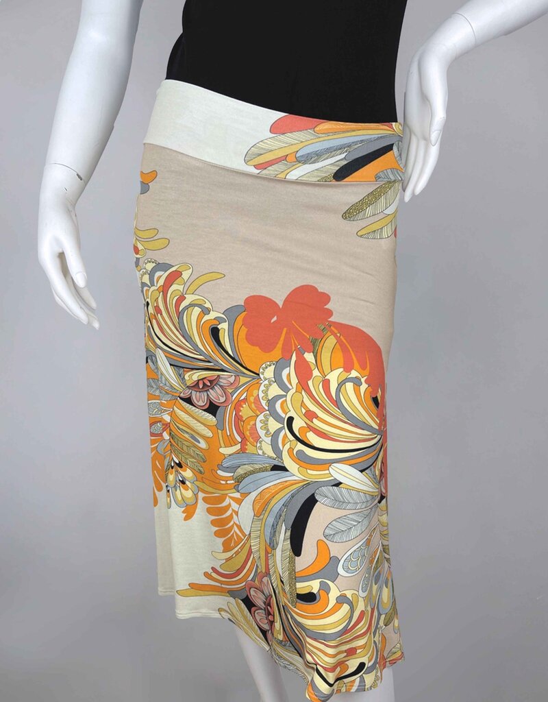 Salaam Oriental Print Angela Skirt