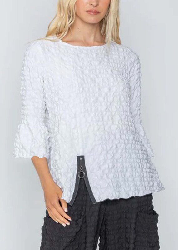 IC Collection Zipper Tunic Top
