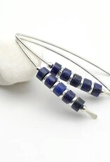 Bijou by Sam Lapis Lazuli Threader Earrings