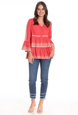 APNY Embroidered Tiered Tunic