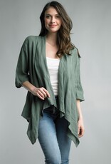 Tempo Paris Flyaway Linen Jacket