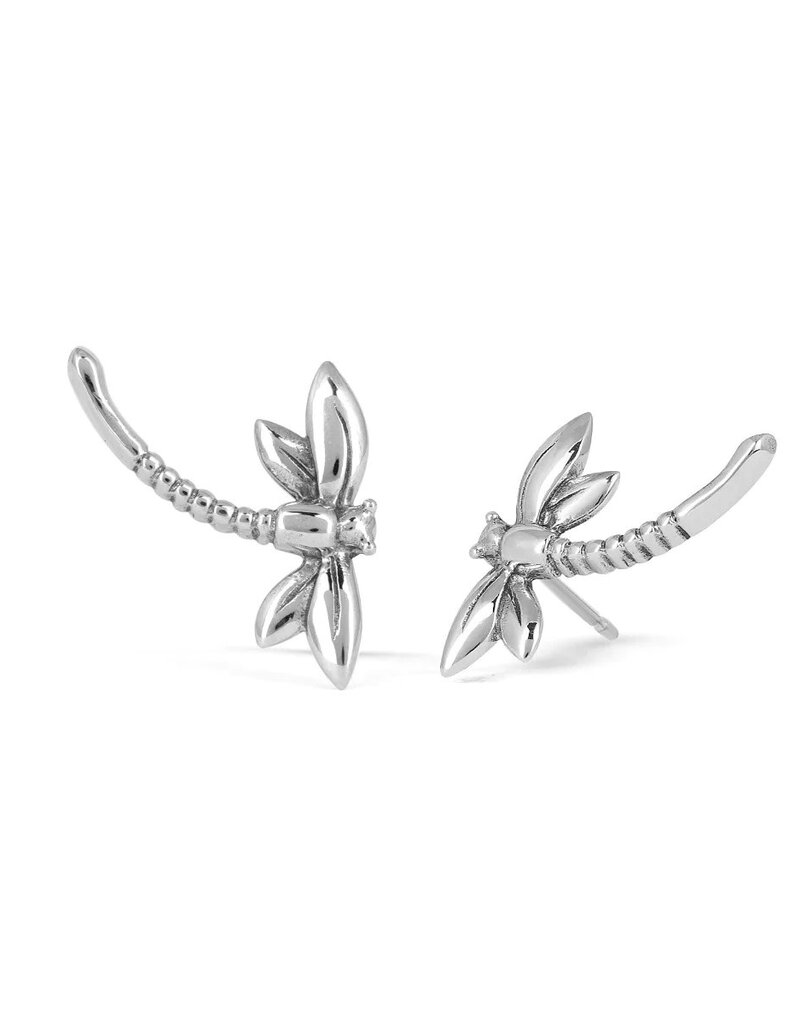 Boma Stylized Dragonfly Stud Earrings