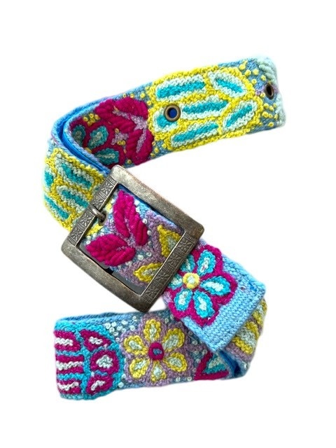 Tey-Art Laerke Embroidered Belt - Coyote Moon