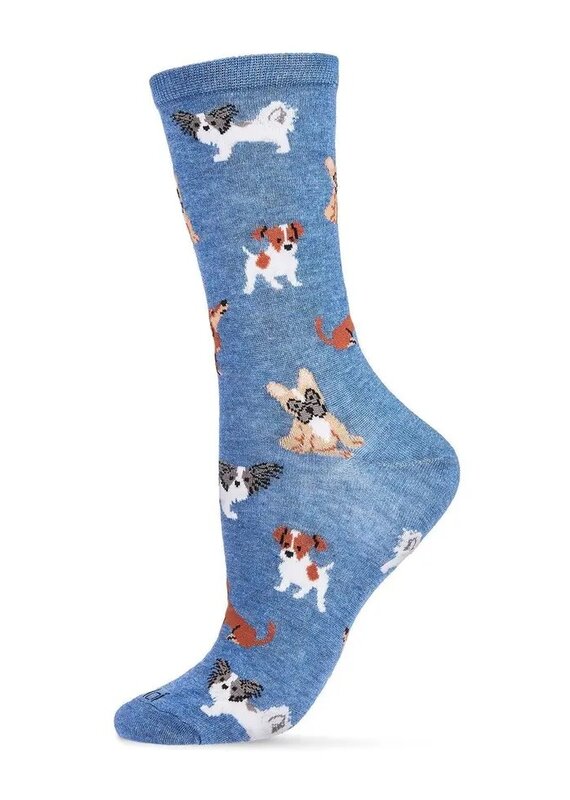 Infinity Classics Pupper Love Bamboo Blend Crew Socks