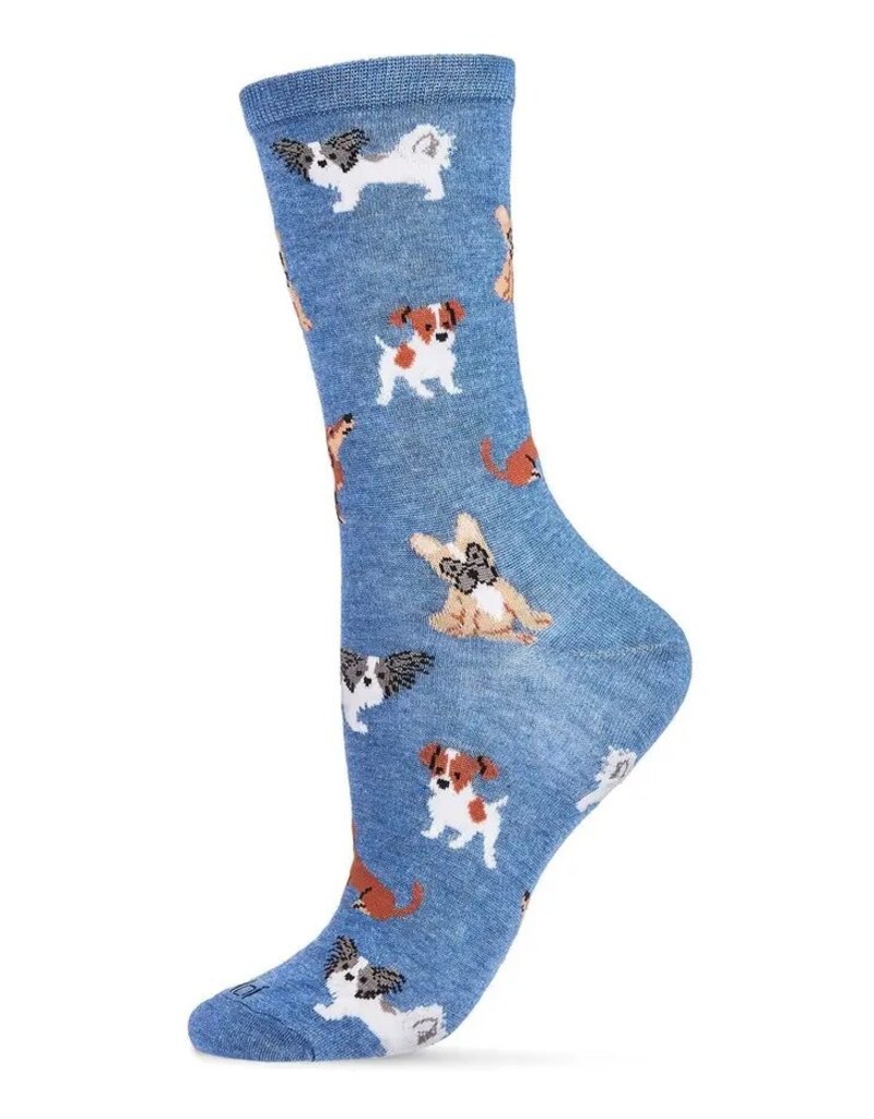 Infinity Classics Pupper Love Bamboo Blend Crew Socks
