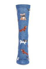 Infinity Classics Pupper Love Bamboo Blend Crew Socks