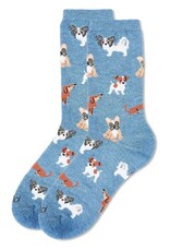 Infinity Classics Pupper Love Bamboo Blend Crew Socks