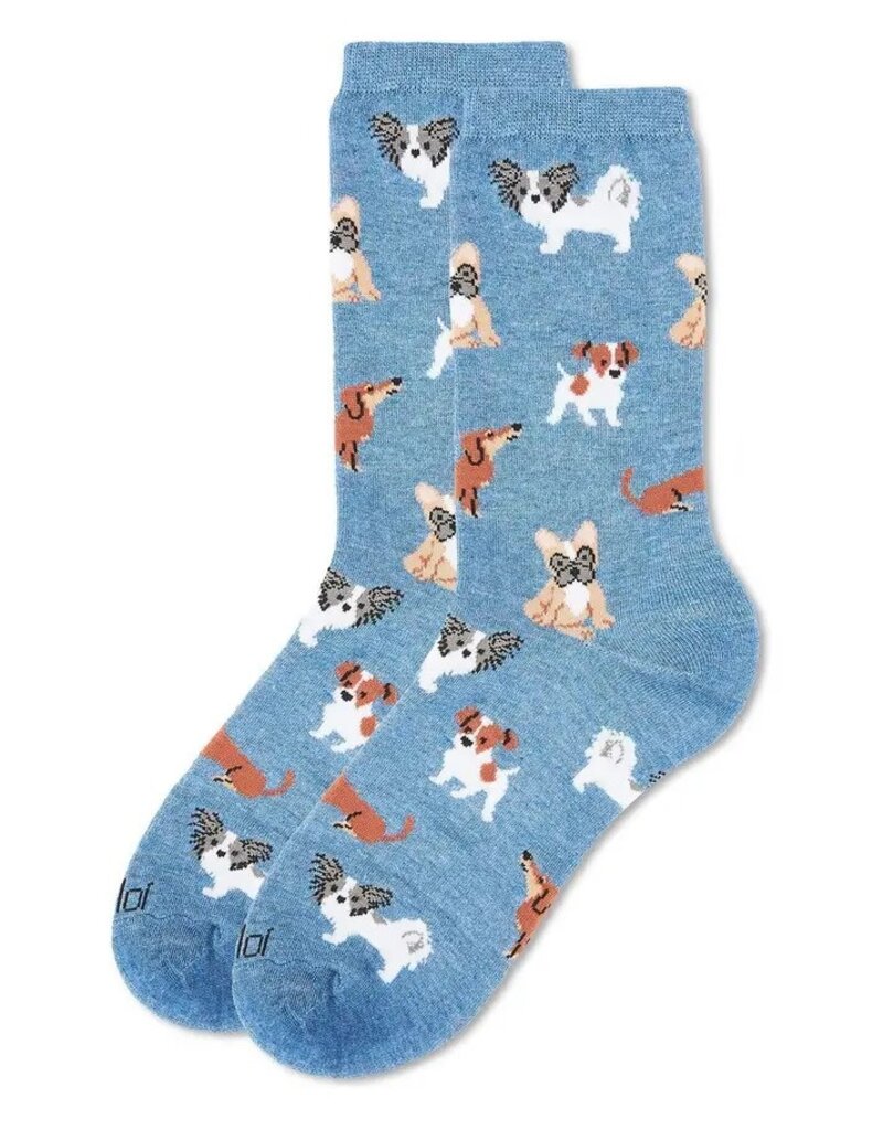 Infinity Classics Pupper Love Bamboo Blend Crew Socks