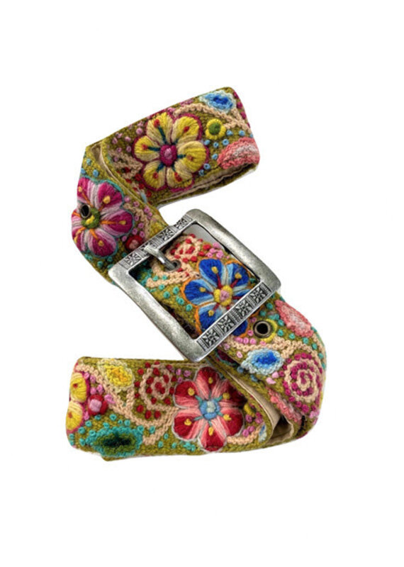 Tey-Art Flora Embroidered Belt