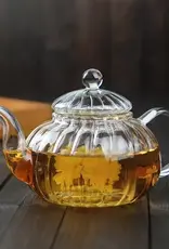 The Grateful Tea Co Glass Teapot with Infuser and Lid