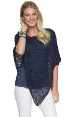 Lost River Popcorn Knit Poncho