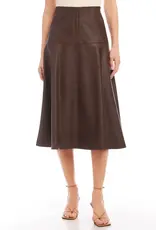 Karen Kane Vegan Leather Midi Skirt