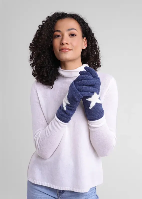 Alashan Cashmere Angora 3-in-1 Star Gloves