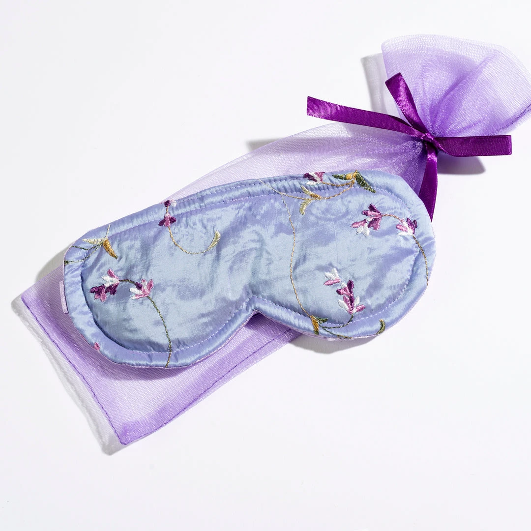 Sonoma Lavender Embroidered Sleep Mask Coyote Moon