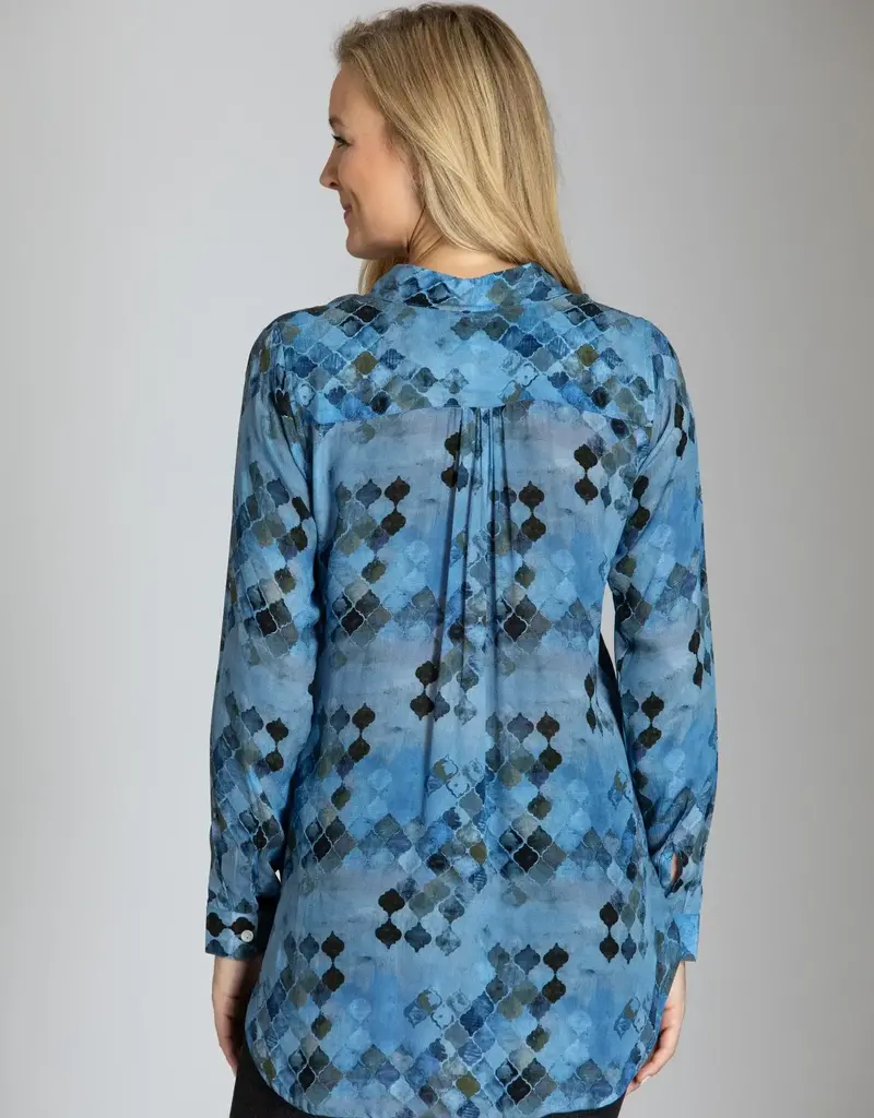 APNY Half Button-up Pullover Tunic
