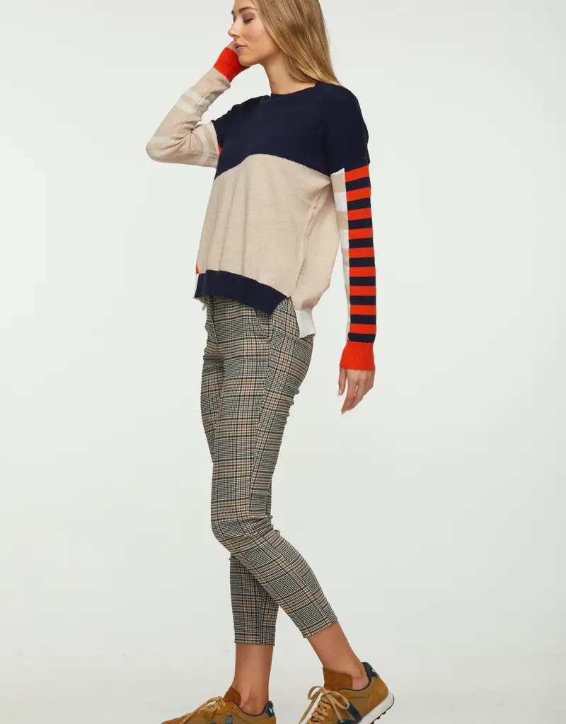 Zaket & Plover Eclectic Intarsia Sweater