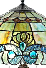 River of Goods 20" Jasmine Stained Glass Table Lamp