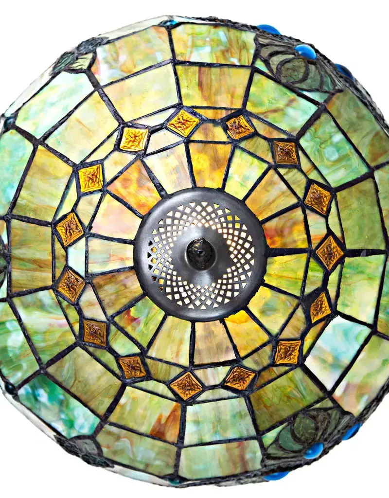 River of Goods 20" Jasmine Stained Glass Table Lamp