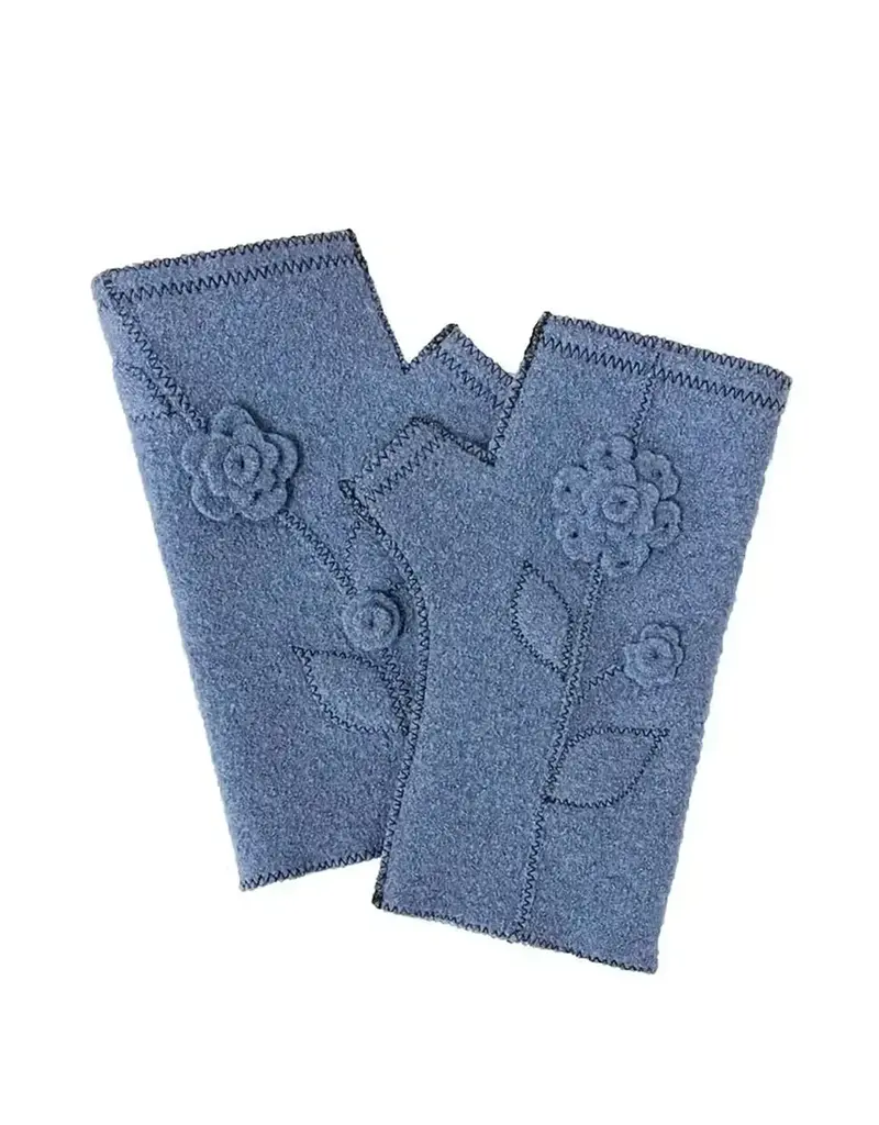 Woolflower Fingerless Wool Gloves