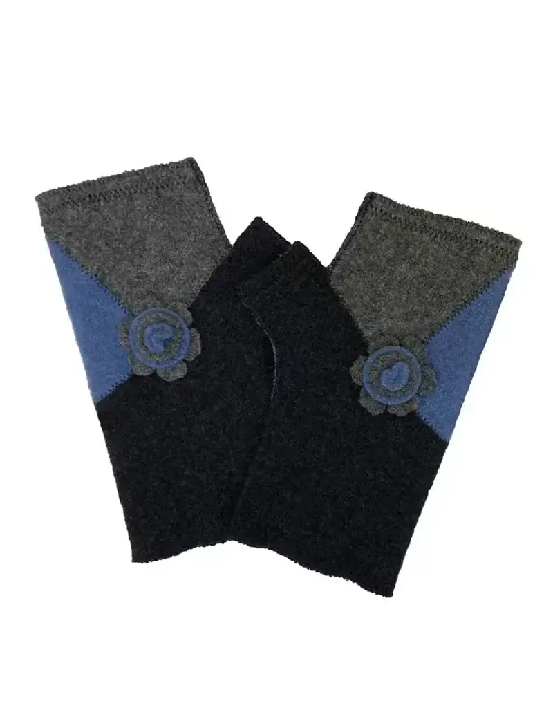 Woolflower Fingerless Wool Gloves