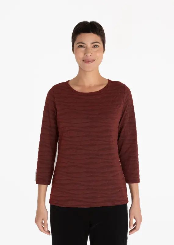 Cut Loose 3/4 Sleeve Boatneck Top