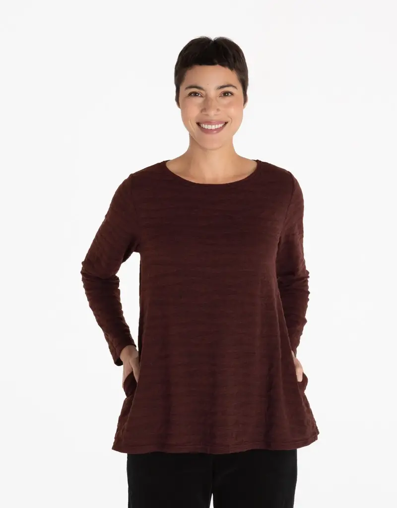 Cut Loose Textured Pocket Top