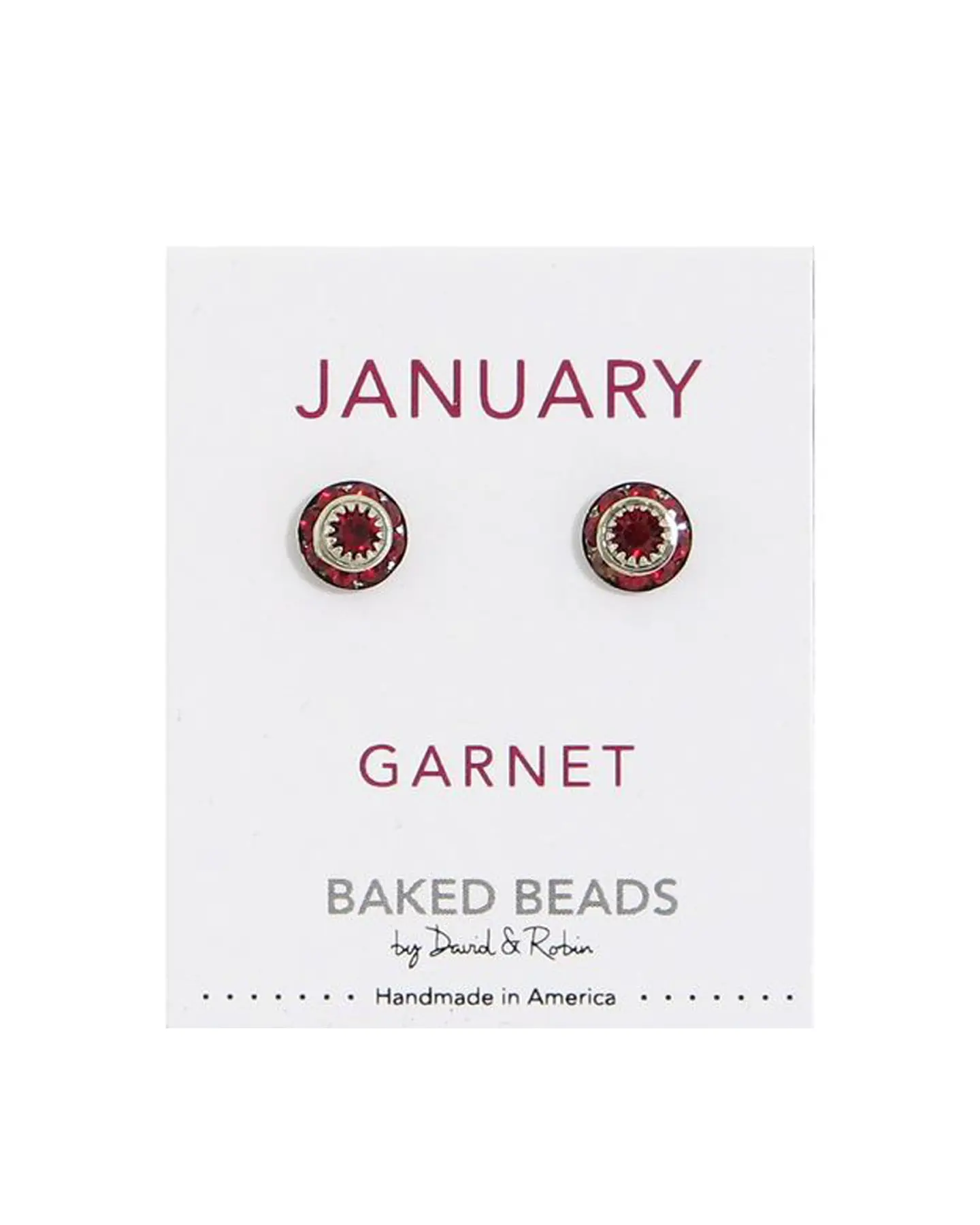 Baked Beads Birthstone Earrings Coyote Moon