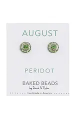 Baked Beads Birthstone Earrings