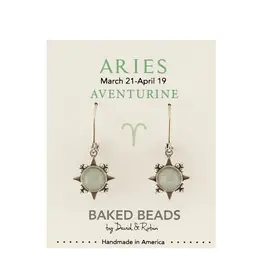 Baked Beads Zodiac Earrings