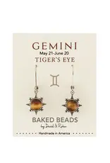 Baked Beads Zodiac Earrings