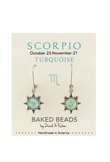 Baked Beads Zodiac Earrings