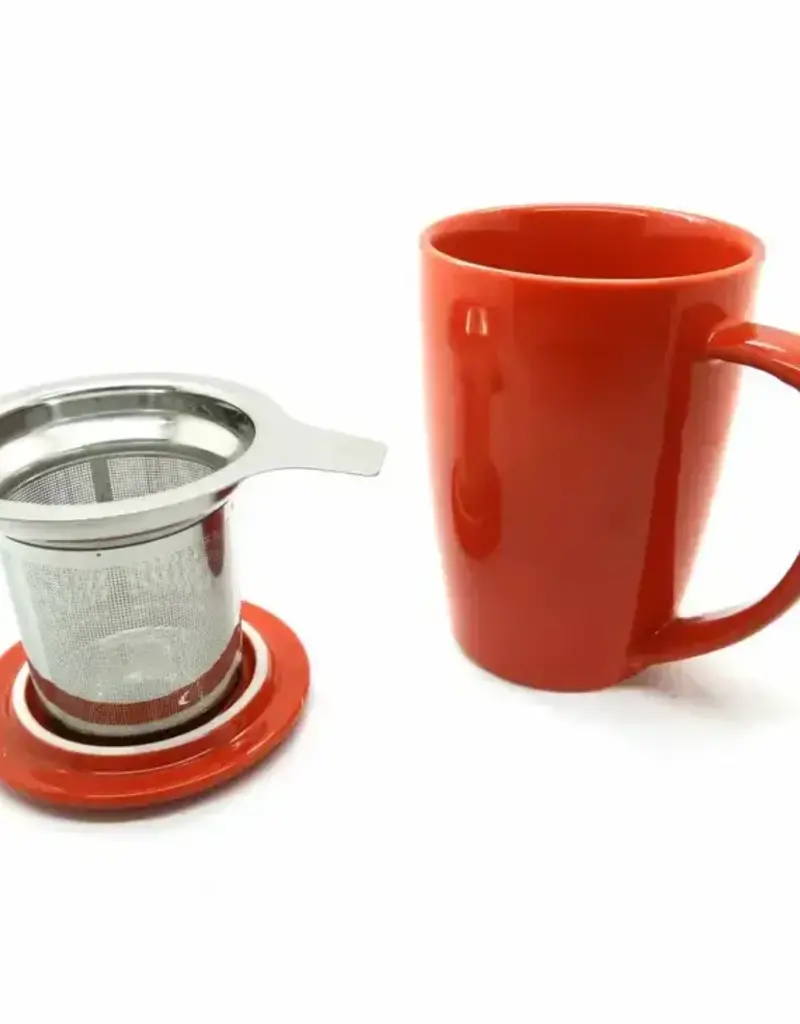 Whistling Kettle Lil' Steep Ceramic Mug with Infuser