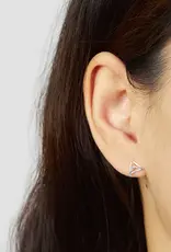 Boma 3D Triangle Stud Earrings