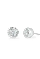 Boma Round Gemstone Stud Earrings