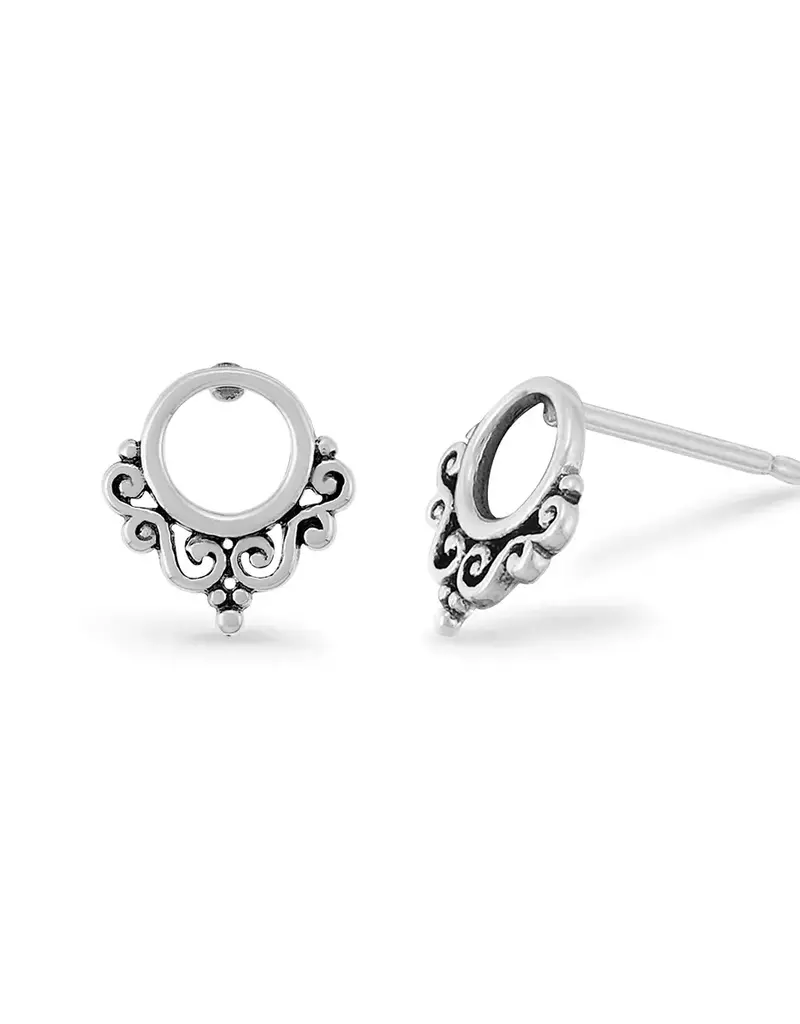 Boma Bohemian Filigree Stud Earrings