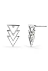 Boma Geometric Triangle Stud Earrings