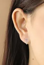 Boma Geometric Triangle Stud Earrings