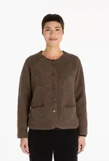 Cut Loose Boiled Wool Button-Up Jacket