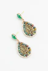 Nakamol Chicago Beaded Gemstone Classic Earrings